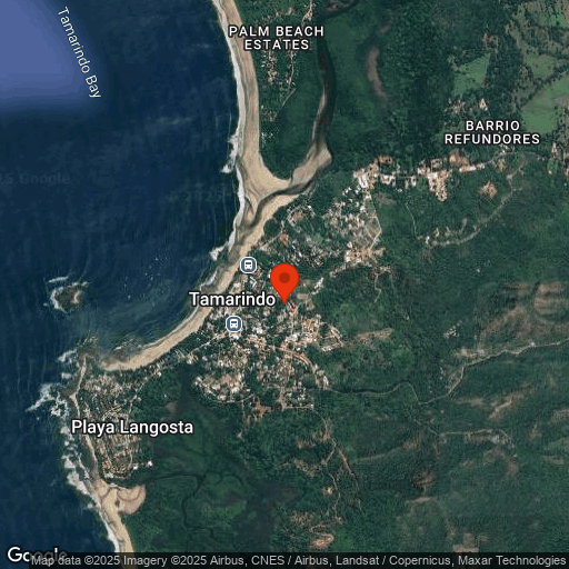 Map of Tamarindo Diria