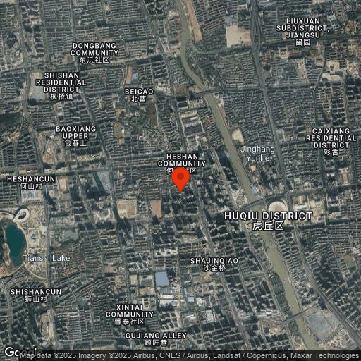 Map of Suzhou classical gardens