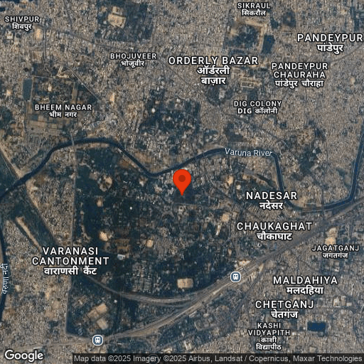 Map of Taj Nadesar Palace, Varanasi