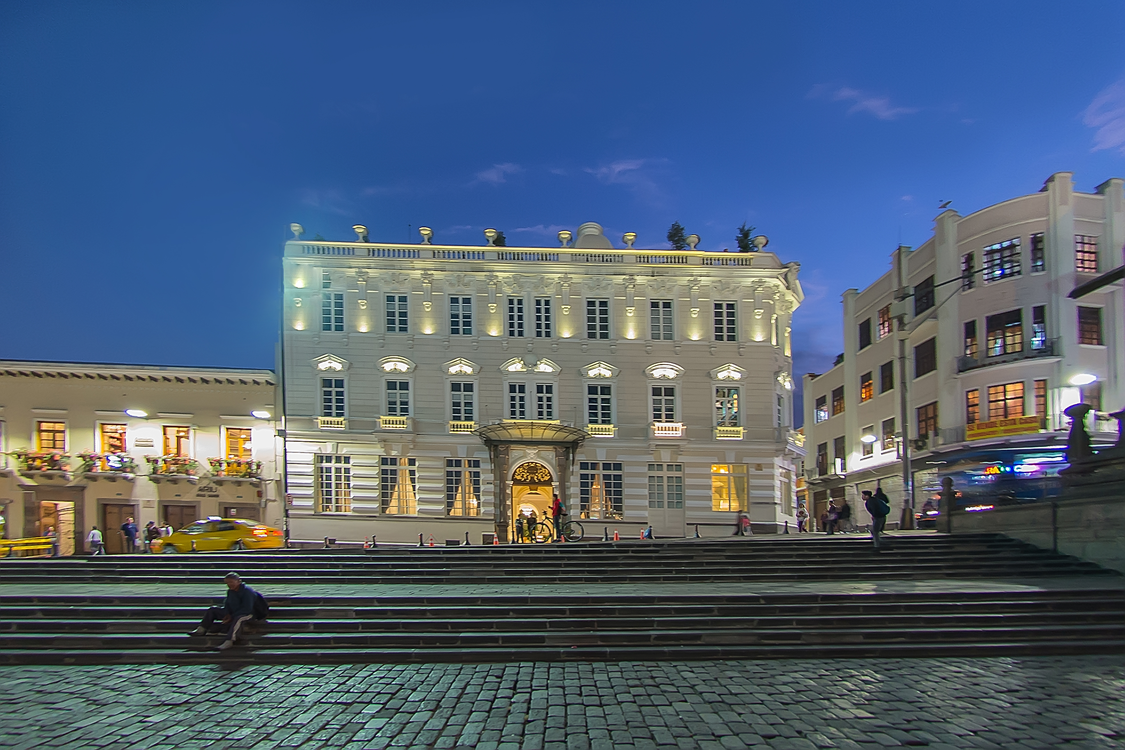 Casa Gangotena San Francisco Plaza Quito Night