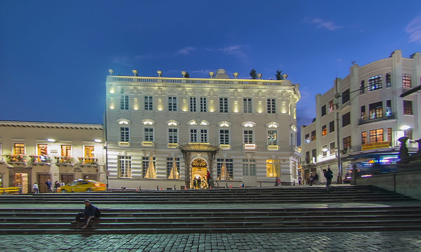 Casa Gangotena San Francisco Plaza Quito Night
