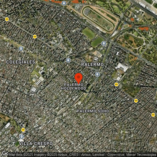 Map of Argentine Dinner Experience