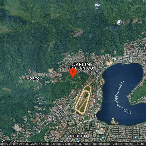 Map of Botanical Gardens & Sugar Loaf Mountain