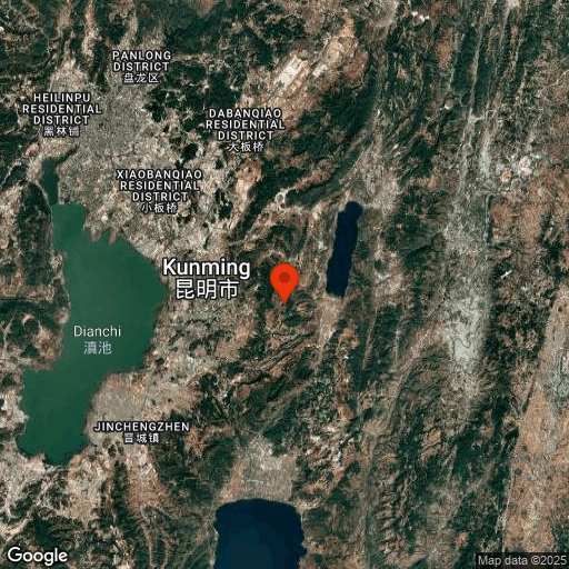 Map of Kunming & the Stone Forest