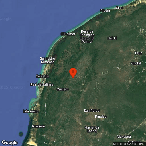 Map of Celestún
