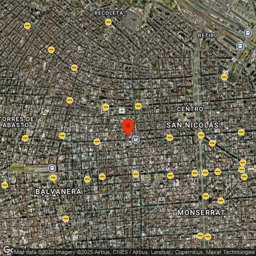 Map of Milonga Tango Dance