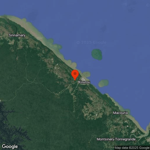Map of Kourou