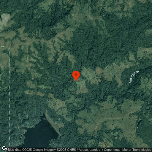 Map of Arenal Hanging Bridges