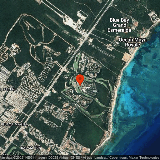 Map of Fairmont Mayakoba