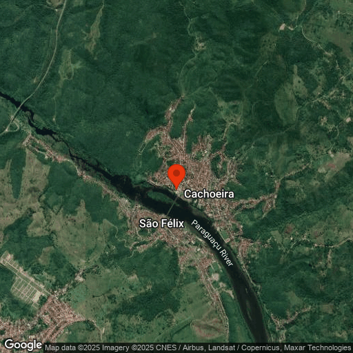 Map of Cachoeira & Recôncavo
