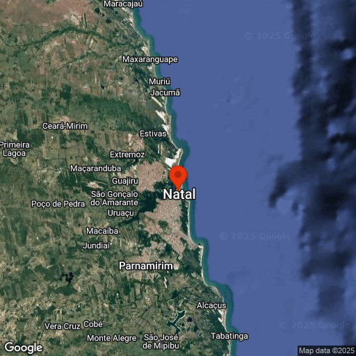Map of Rio Grande do Norte