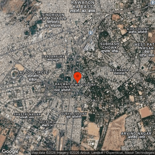 Map of The Rohet House, Jodhpur