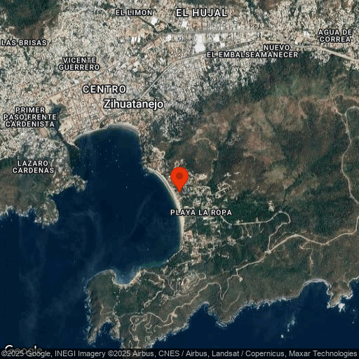 Map of Thompson Zihuatanejo