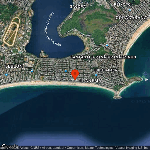 Map of Sol Ipanema Hotel