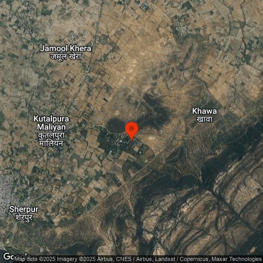 Map of Aman-i-Khas, Ranthambore National Park