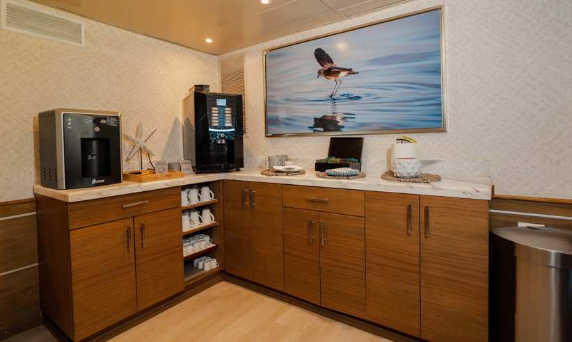 Yacht Isabela II Expedition Room Coffee Station 2