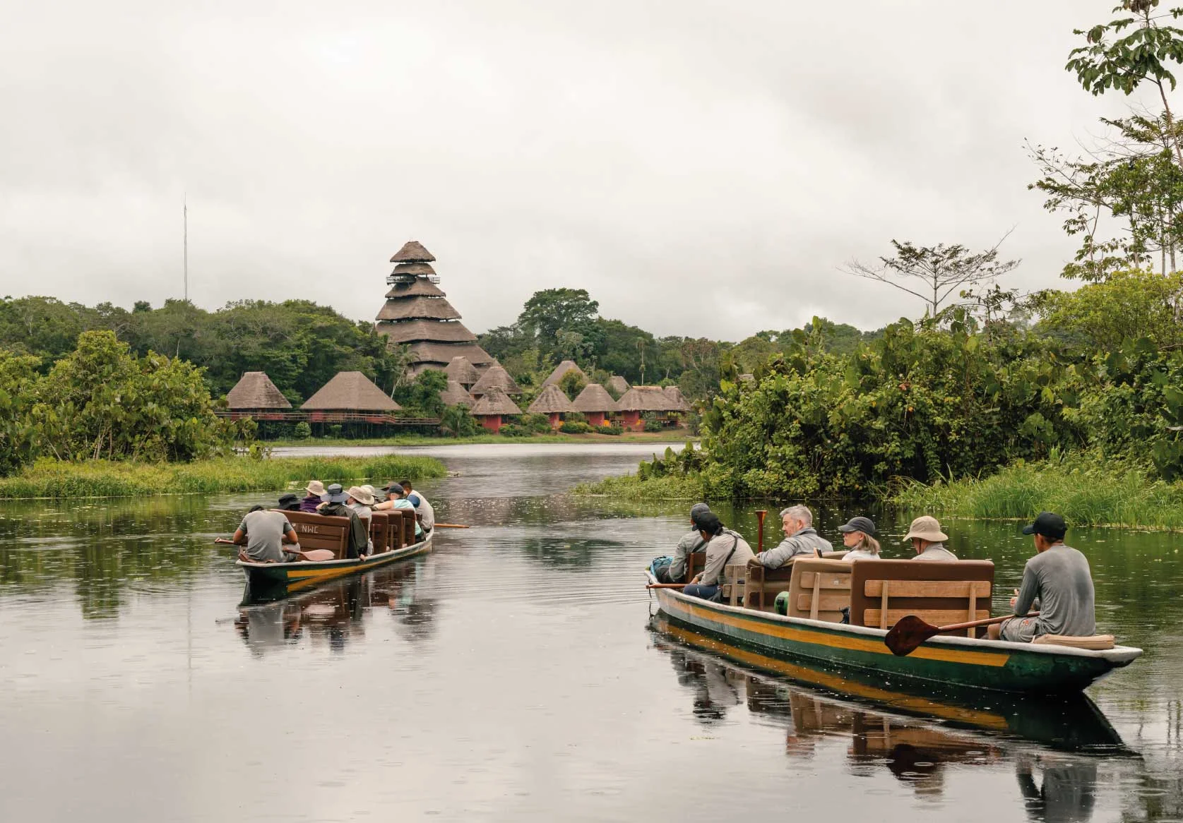 Arrival By Canoe