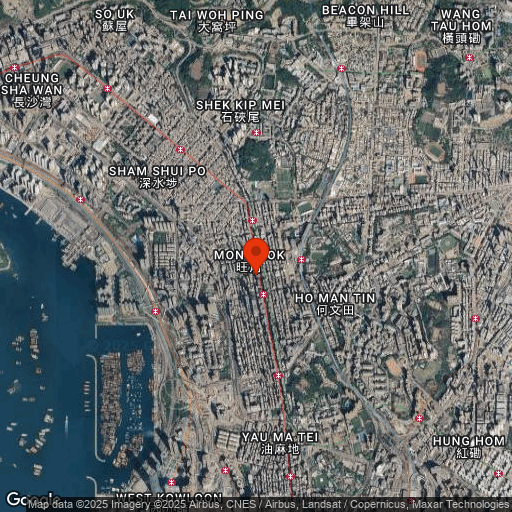 Map of Markets of Kowloon