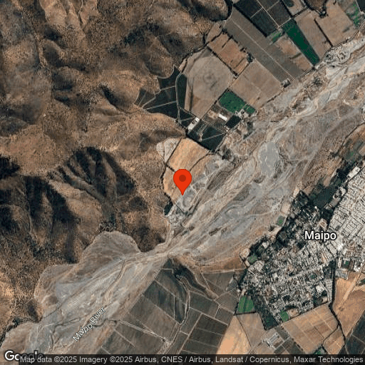 Map of Maipo Valley Vineyards