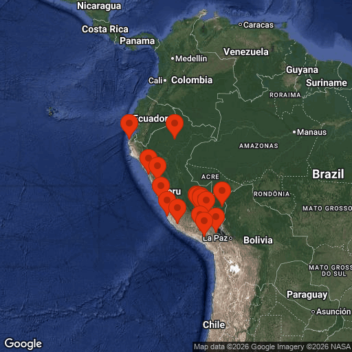 Map of Peru