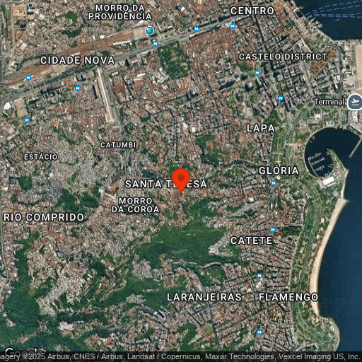 Map of Santa Teresa Hotel