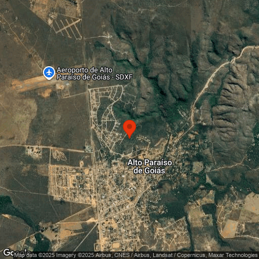 Map of Pousada Casa de Shiva
