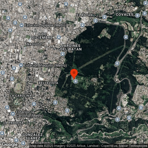 Map of Quito & Cable Cars