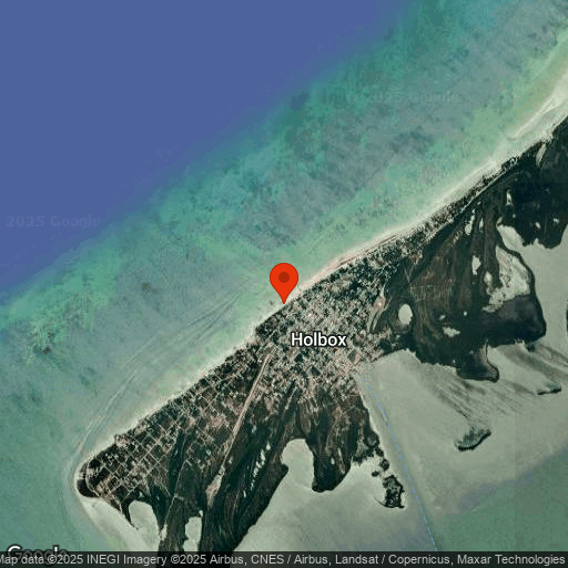 Map of Beachfront Hotel La Palapa
