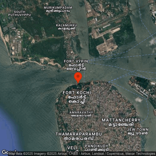 Map of Brunton Boatyard, Kochi