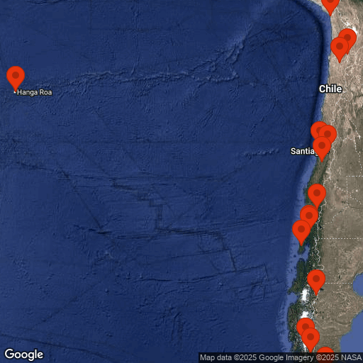 Map of Chile