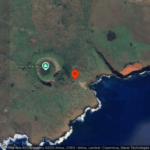 Map of Moais, Rano Raraku Quarry & Anakena Beach