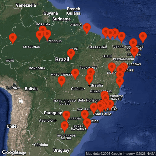 Map of Brazil
