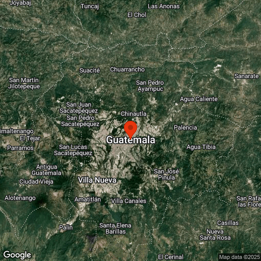 Map of Guatemala City