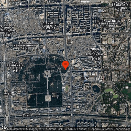 Map of Temple of Heaven Park