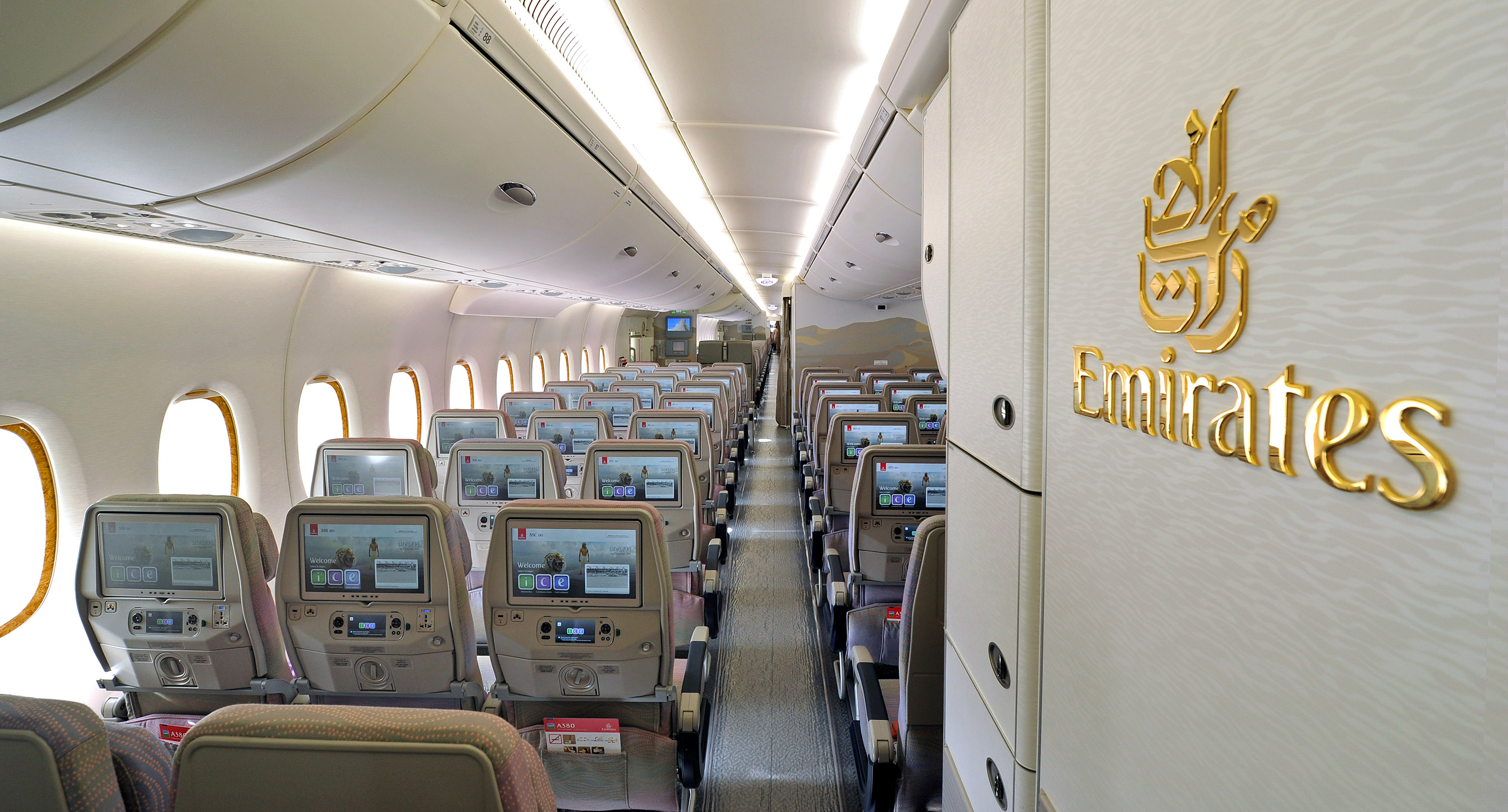Emirates A380 Economy Class2