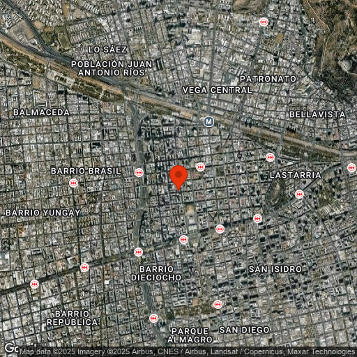 Map of Hotel Panamericano