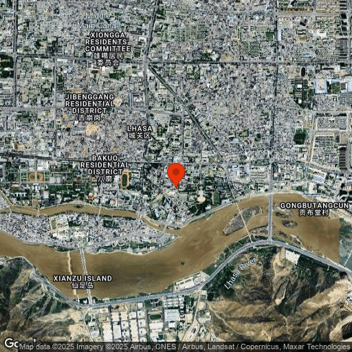 Map of The St. Regis Lhasa Resort