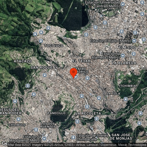 Map of Casa Gangotena