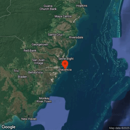 Map of Placencia
