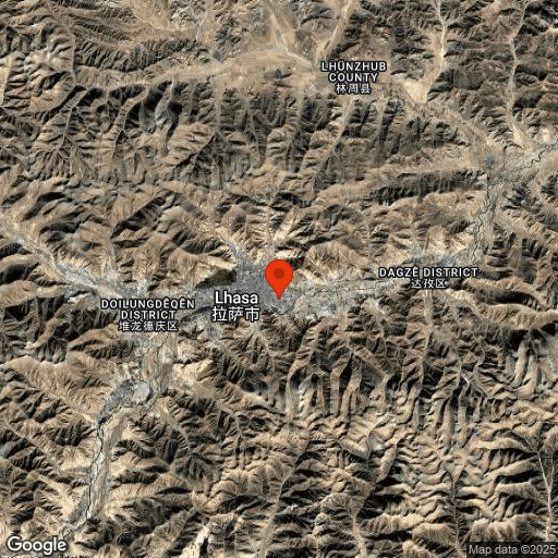 Map of Lhasa