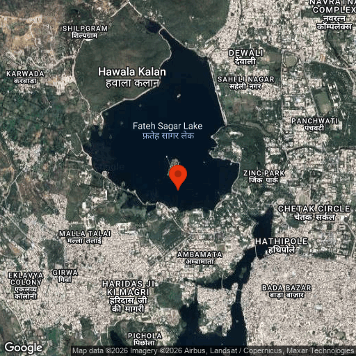 Map of LaLiT Laxmi Vilas Palace