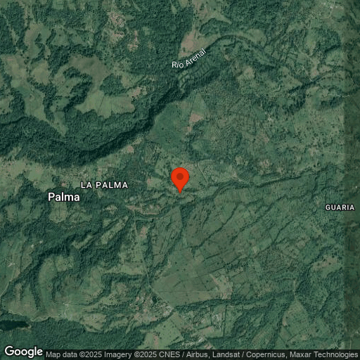 Map of Arenal Manoa Hotel