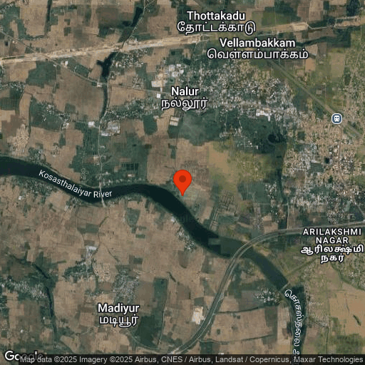 Map of The Temples at Madurai