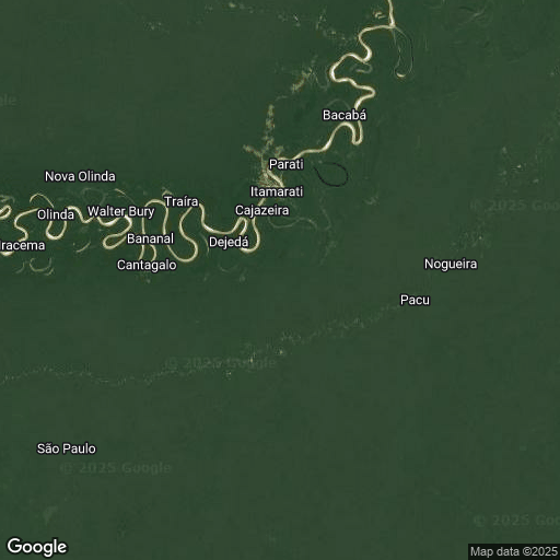 Map of Amazon Rainforest