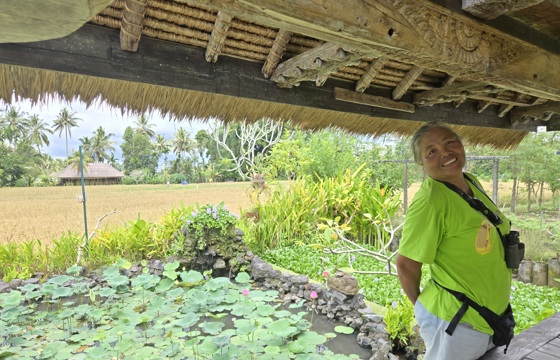 Birdwatching outside Ubud