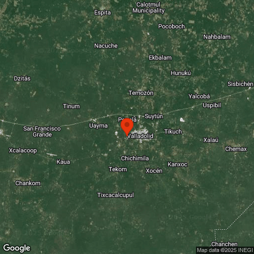 Map of Valladolid