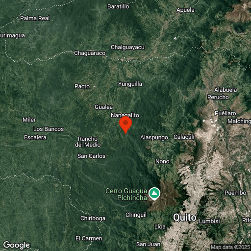 Map of The Cloud Forest