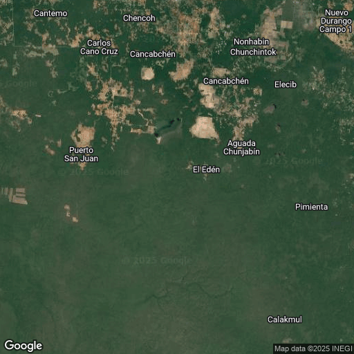 Map of Mayan Archaeology
