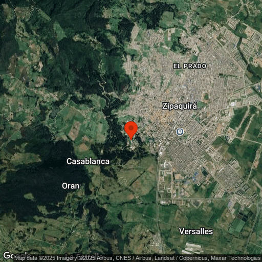 Map of Zipaquirá Salt Cathedral