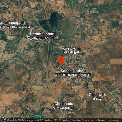 Map of Visalam, Chettinad
